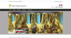 Desktop Screenshot of byeengraving.com